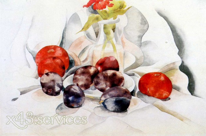 Charles Demuth - Obst und Blumen - Fruit and Flower